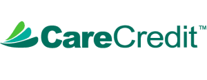 CareCredit logo. Follow this link to go to CareCredit's website and apply