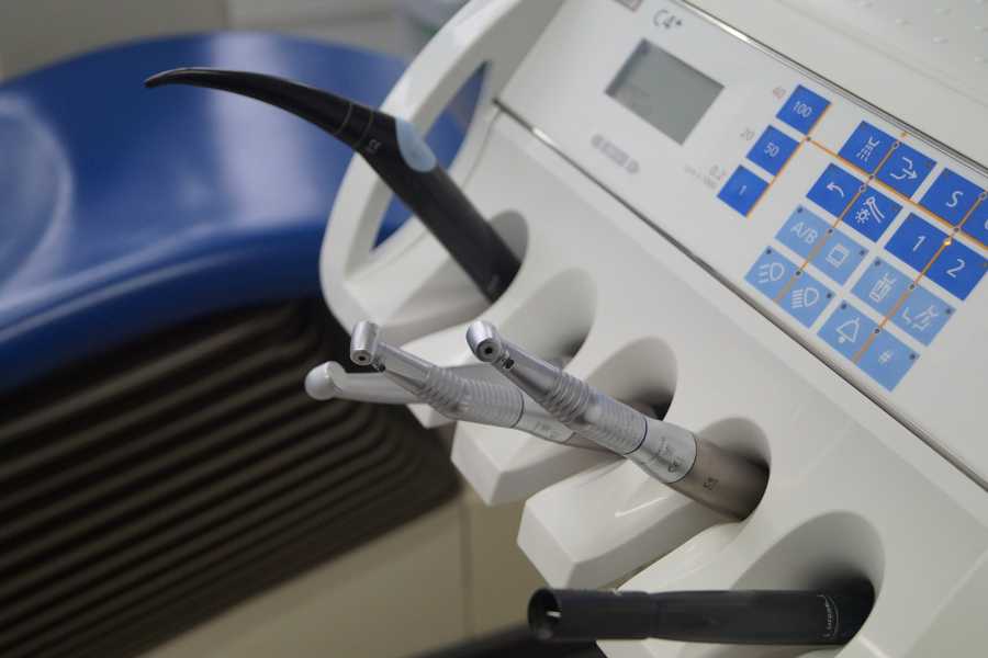 Dental tools and toothbrush machine in San Marcos office